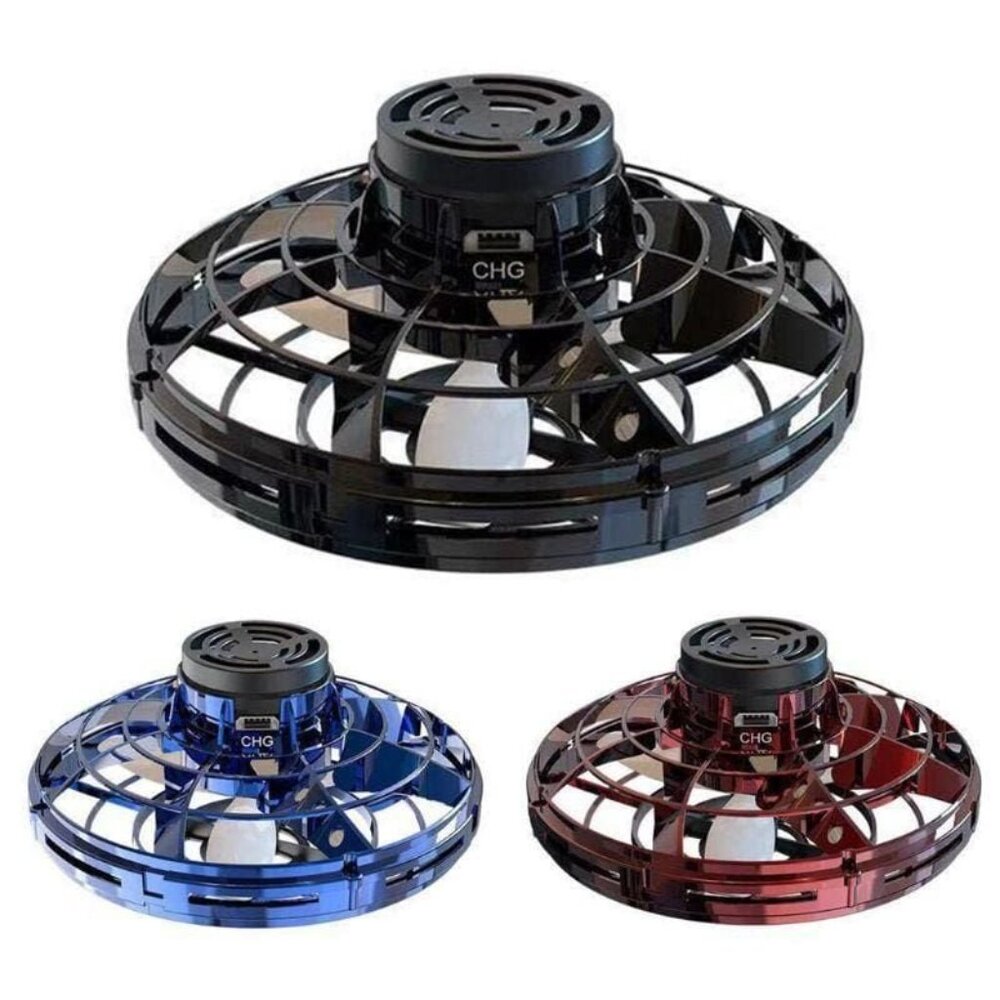 Mini Drone LED UFO Type Flying Helicopter Spinner - Picture 3 of 6